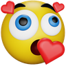 romantic emoji 3d logos