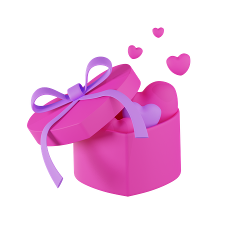 Romantic Gift  3D Icon