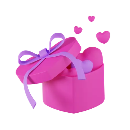 Romantic Gift 3D Icon