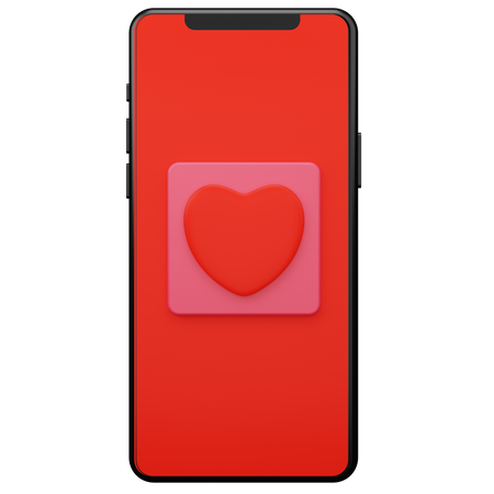 Romantic Message  3D Icon