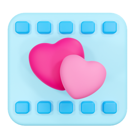 Romantic Movie  3D Icon