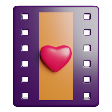 Romantic Movie  3D Icon