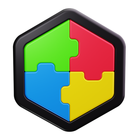 Rompecabezas  3D Icon