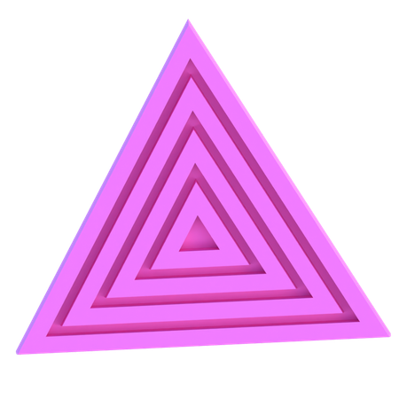 Rompecabezas triangular  3D Icon