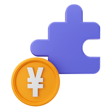 Rompecabezas del yen  3D Icon