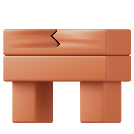 Rompiendo ladrillos  3D Icon