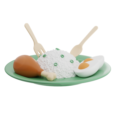 Rompre le jeûne  3D Icon