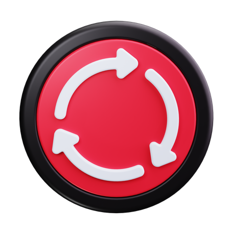 Rond point  3D Icon