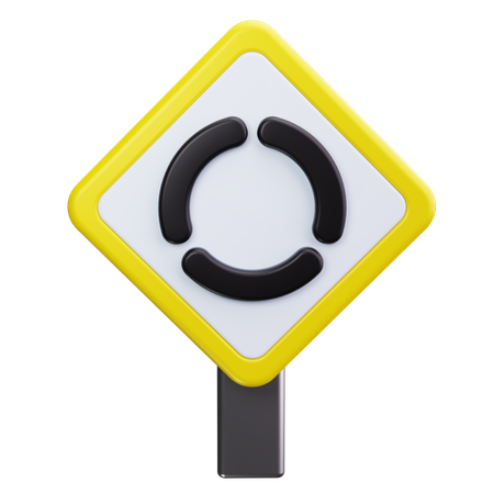 Rond point  3D Icon