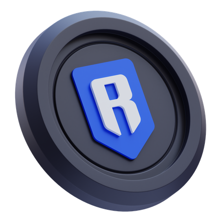 Ronin Cryptocurrency  3D Icon