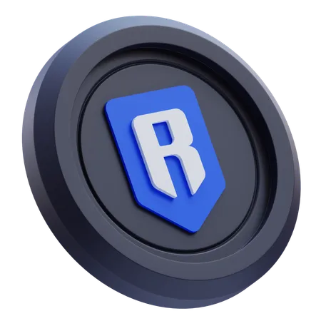 Ronin Cryptocurrency  3D Icon