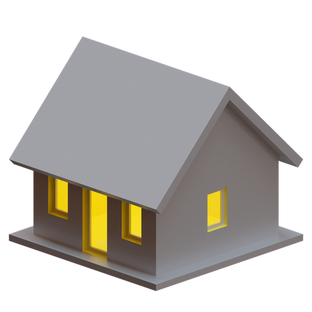 Roof house  3D Icon