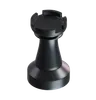 Rook Chess Piece Black