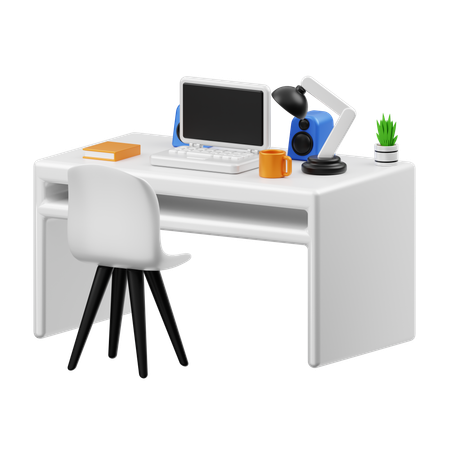 Room Desk  3D Icon