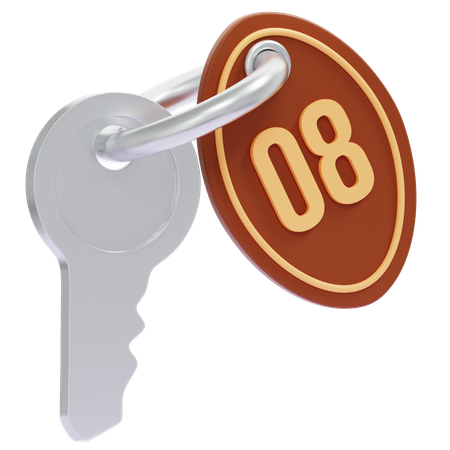 ROOM KEY  3D Icon