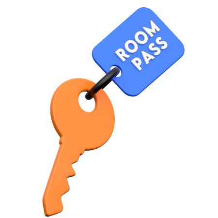 Room key  3D Icon