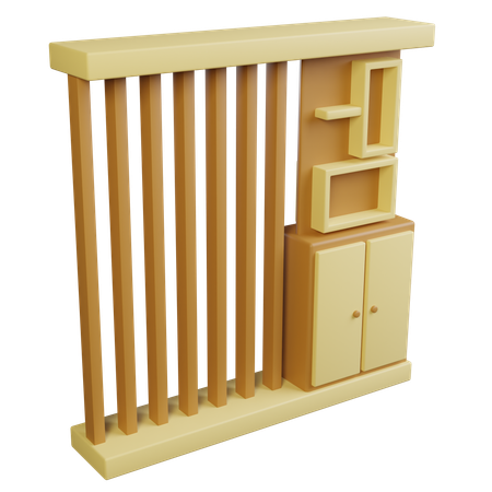 Room Partition  3D Icon