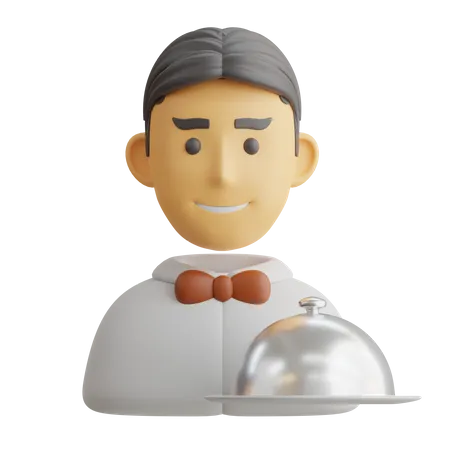 Room Service  3D Icon