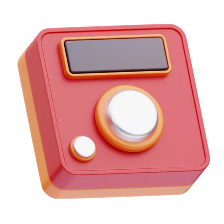 Room Thermostat 3D Icon