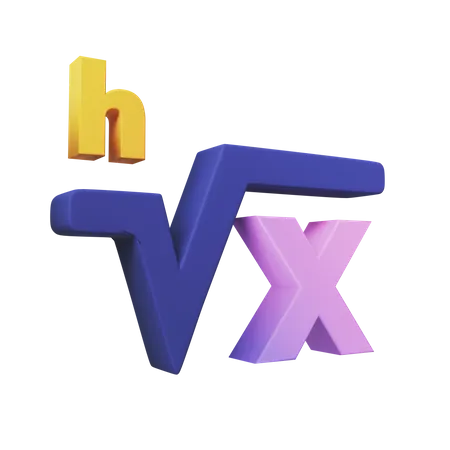 Root Formula  3D Icon
