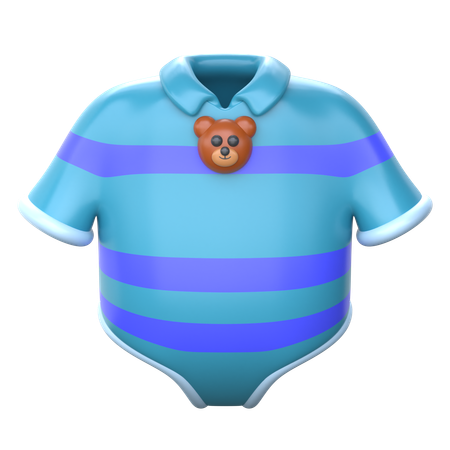 Ropa de bebé  3D Icon