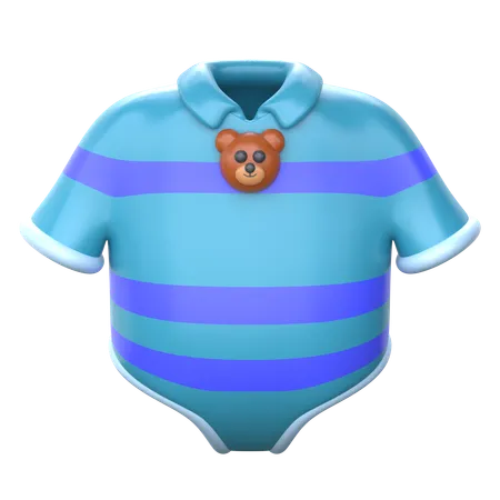 Ropa de bebé  3D Icon