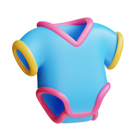 Ropa de bebé  3D Icon