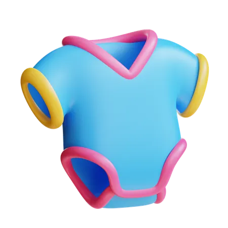 Ropa de bebé  3D Icon