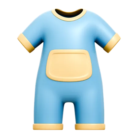 Ropa de bebé  3D Icon