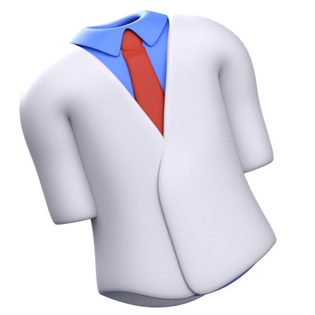 Ropa de cientifico  3D Icon