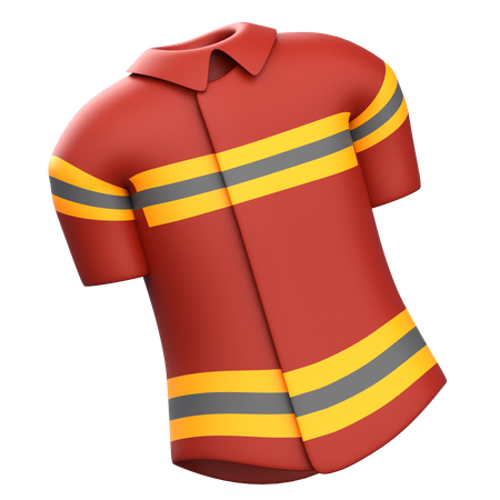 Ropa de bombero  3D Icon