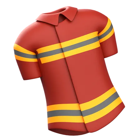 Ropa de bombero  3D Icon