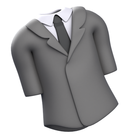 Ropa de detective  3D Icon