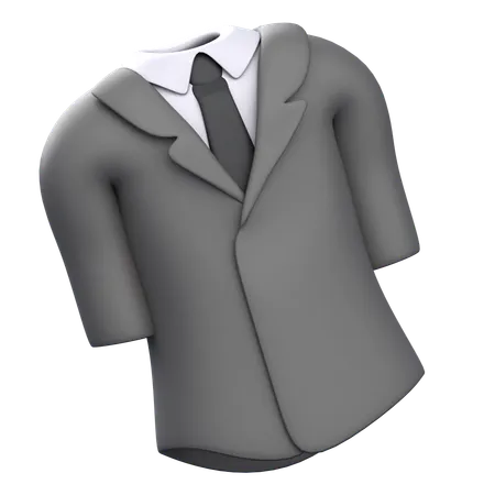 Ropa de detective  3D Icon