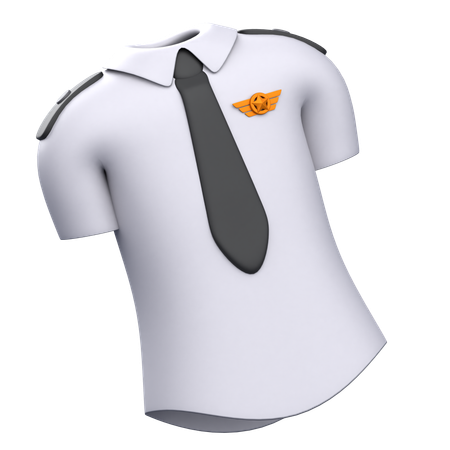 Ropa de piloto  3D Icon