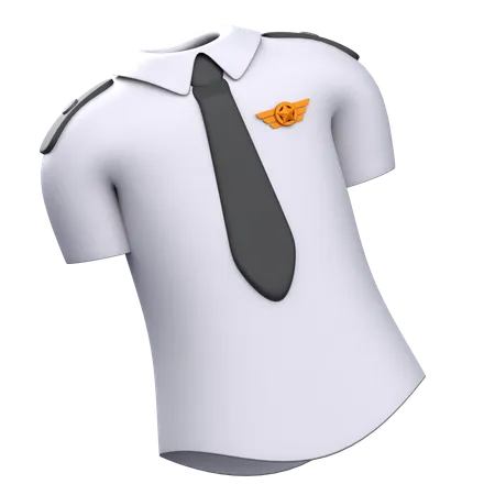 Ropa de piloto  3D Icon