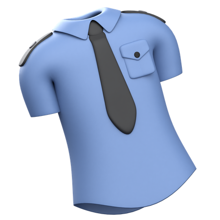 Ropa de policia  3D Icon