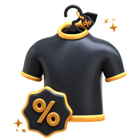 Ropa de descuento  3D Icon