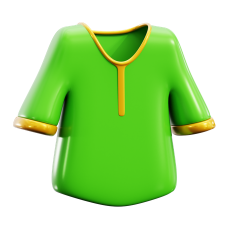 Ropa islámica  3D Icon