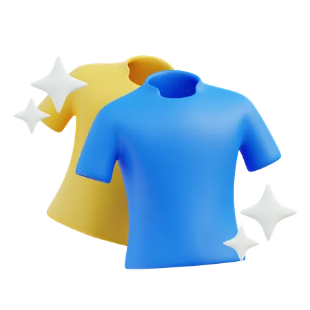 Ropa limpia  3D Icon