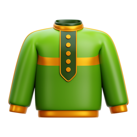 Ropa musulmana  3D Icon