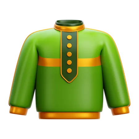 Ropa musulmana  3D Icon