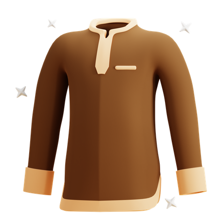 Ropa musulmana  3D Icon