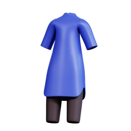 Ropa musulmana  3D Icon