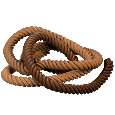 Rope Illustration In 3 D Design 3D Icon