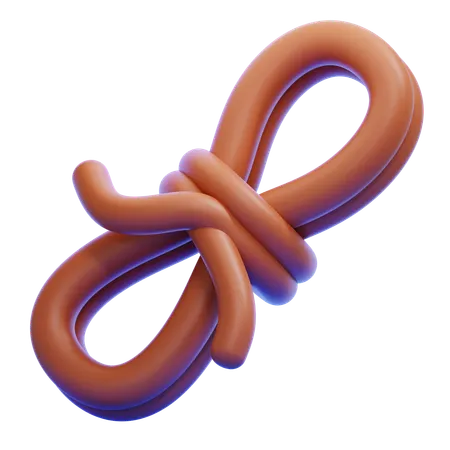 Rope  3D Icon