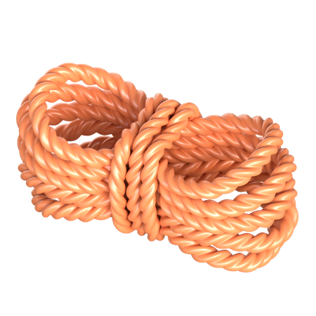 Rope  3D Icon