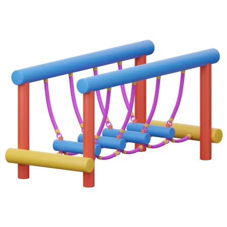 Rope bridge  3D Icon