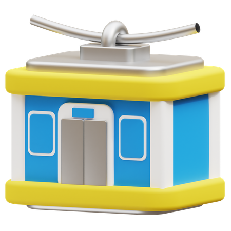 Ropeway  3D Icon