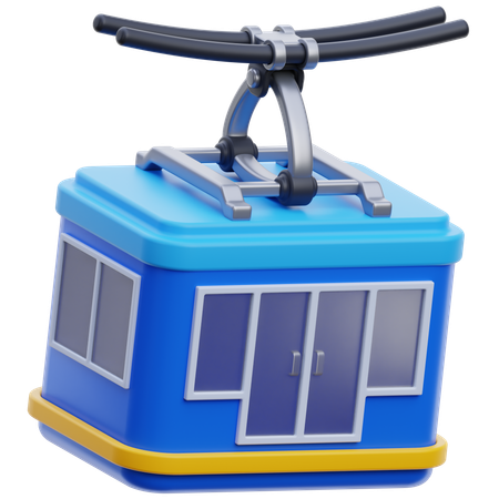 Ropeway  3D Icon